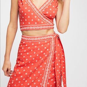 Free People Venus Set Orange